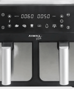 Freidora de Aire AIWA Doble Canasto